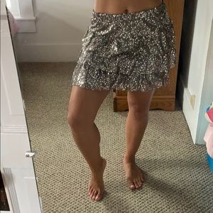 Express Sequin skirt